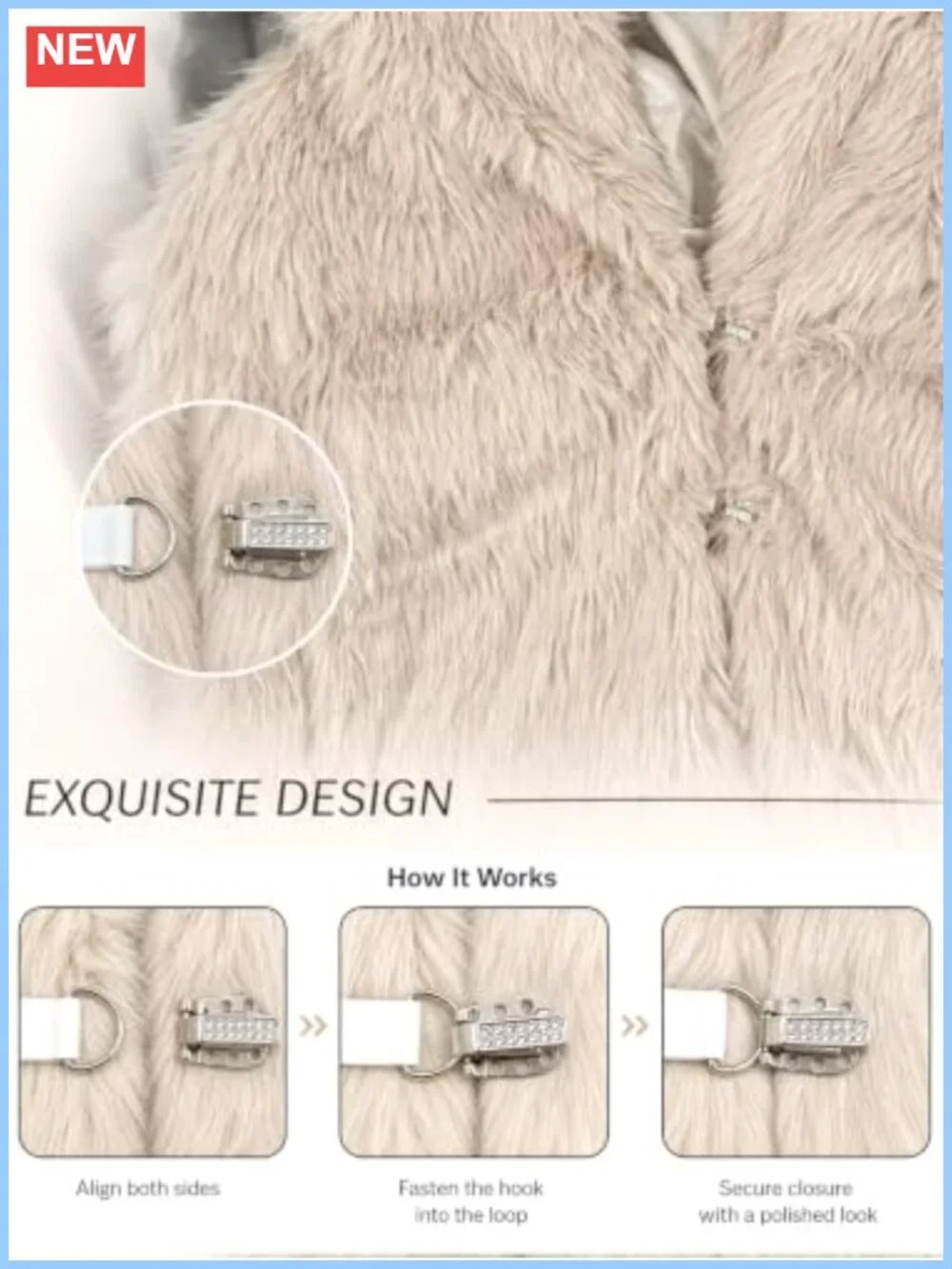 Women's Faux Fur Coat Fuzzy Teddy Jacket Winter Warm Long Sleeve